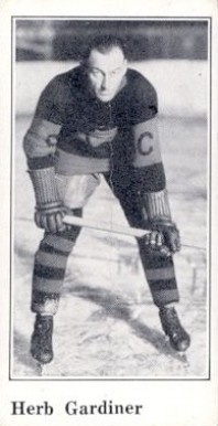 1923 Paulin's Candy Herb Gardiner #63 Hockey Card