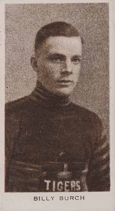 1924 Champ's Cigarettes Billy Burch # Hockey Card