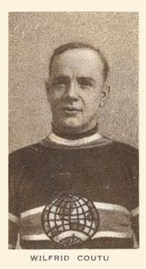 1924 Champ's Cigarettes Wilfrid Coutu # Hockey Card