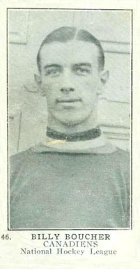 1924 William Patterson Billy Boucher #46 Hockey Card