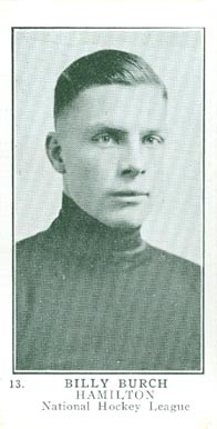 1924 William Patterson Billy Burch #13 Hockey Card