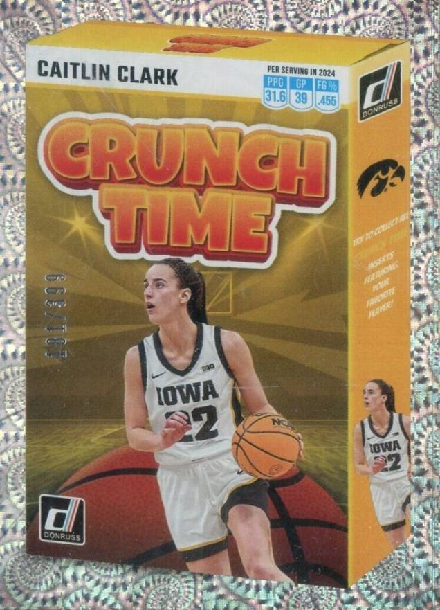 2024 Panini Caitlin Clark Collection Crunch Time Caitlin Clark #SSCT2 Basketball Card