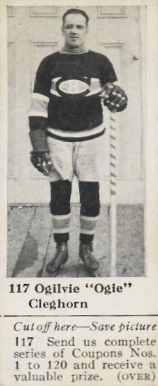 1925 Dominion Chocolate Odie Gleghorn #117 Hockey Card