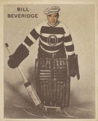 1933 World Wide Gum Ice Kings Bill Beveridge #60 Hockey Card