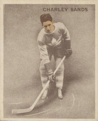 1933 World Wide Gum Ice Kings Charlie Sands #58 Hockey Card