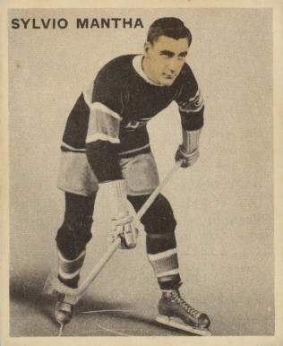 1933 World Wide Gum Ice Kings Sylvio Mantha #42 Hockey Card