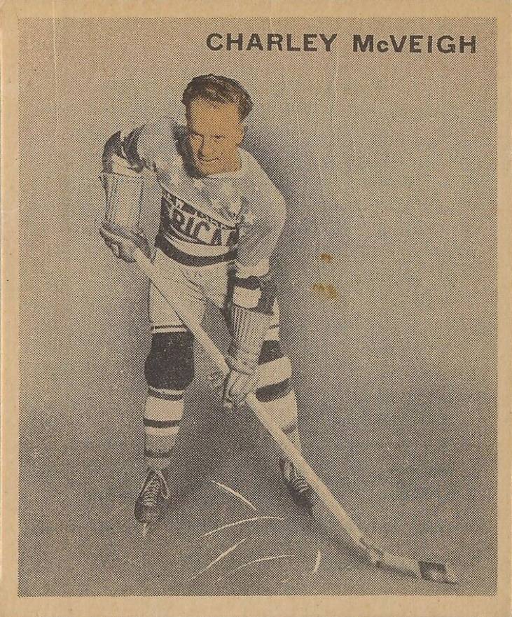 1933 World Wide Gum Ice Kings Charley McVeigh #38 Hockey Card