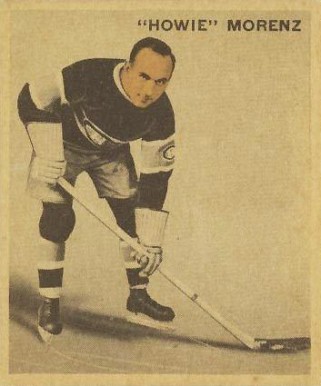 1933 World Wide Gum Ice Kings Howie Morenz #36 Hockey Card