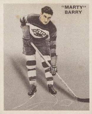 1933 World Wide Gum Ice Kings Marty Barry #27 Hockey Card