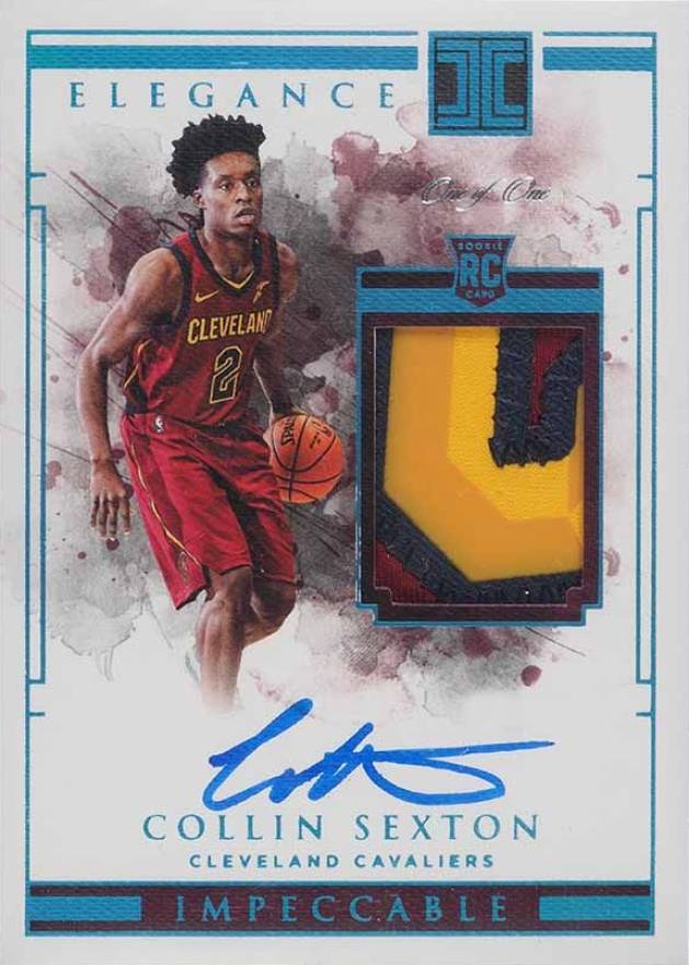 2018 Panini Impeccable Collin Sexton #118 Basketball Card