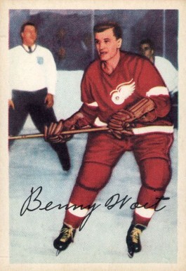 1953 Parkhurst Beny Woit #45 Hockey Card