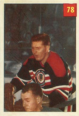 1954 Parkhurst Al Dewsbury #78 Hockey Card