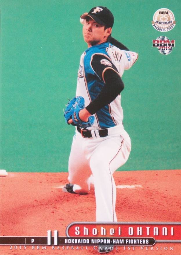 2015 BBM 1st Version Shohei Ohtani #56 Baseball Card