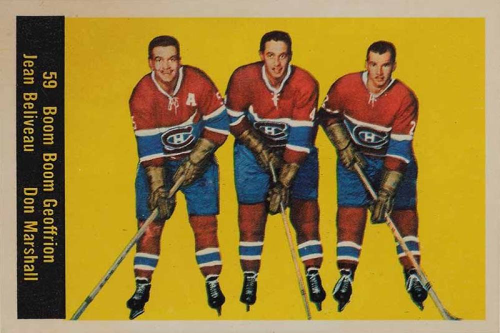 1960 Parkhurst Boom Boom Geoffrion #59 Hockey Card