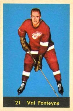 1960 Parkhurst Val Fonteyne #21 Hockey Card