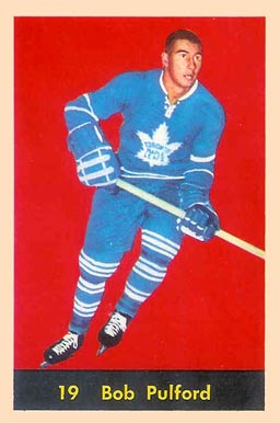 1960 Parkhurst Bob Pulford #19 Hockey Card