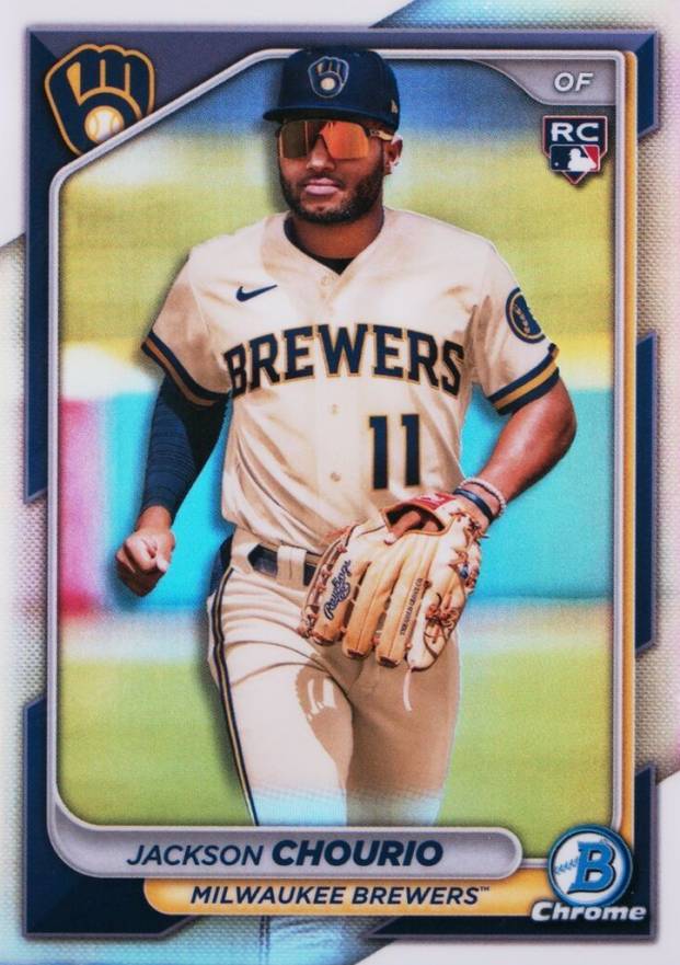 2024 Bowman Chrome Jackson Chourio #69 Baseball Card