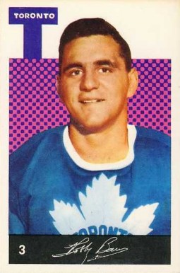 1962 Parkhurst Bob Baun #3 Hockey Card