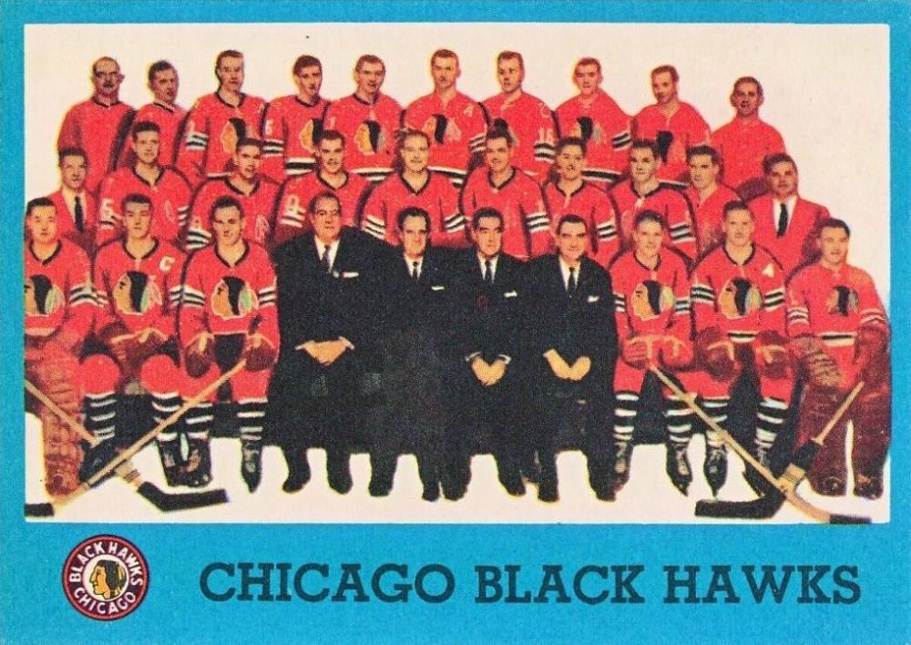 1962 Topps Chicago Blackhawks #44 Hockey Card