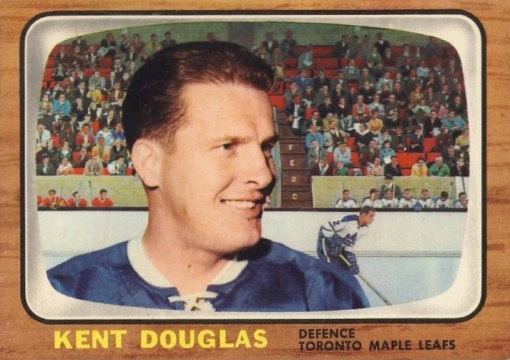 1966 Topps Kent Douglas #82 Hockey Card