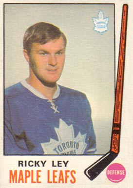 1969 O-Pee-Chee Ricky Ley #183 Hockey Card