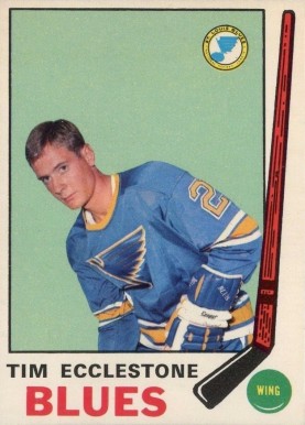 1969 O-Pee-Chee Tim Ecclestone #179 Hockey Card