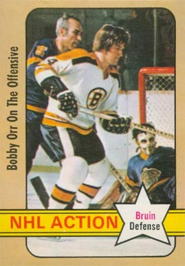 1972 O-Pee-Chee Bobby Orr #58 Hockey Card