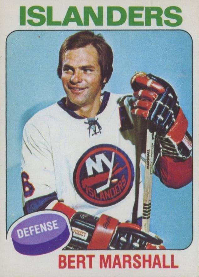 1975 O-Pee-Chee Bert Marshall #72 Hockey Card