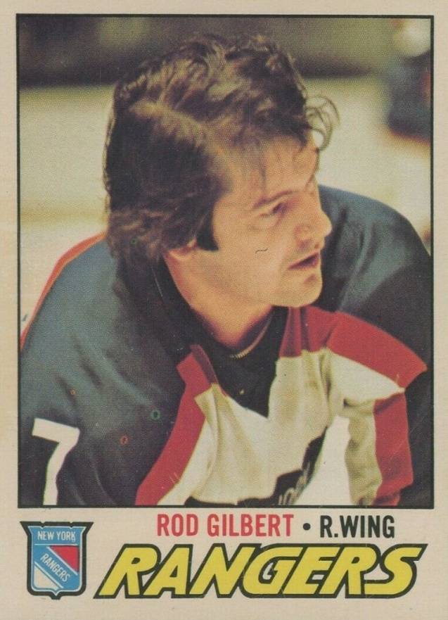 1977 O-Pee-Chee Rod Gilbert #25 Hockey Card