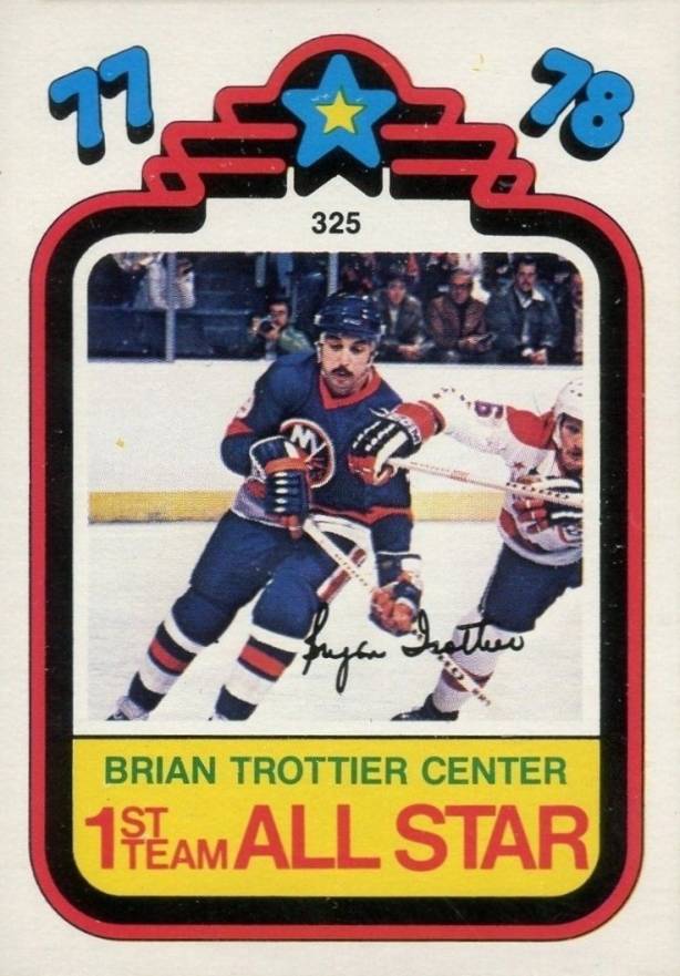 1978 O-Pee-Chee Bryan Trottier #325 Hockey Card