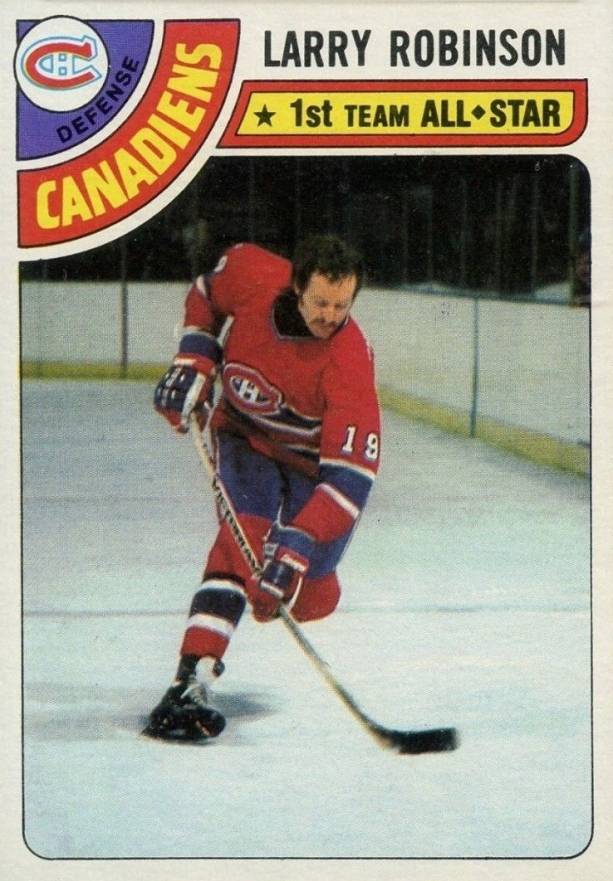 1978 Topps Larry Robinson #210 Hockey Card