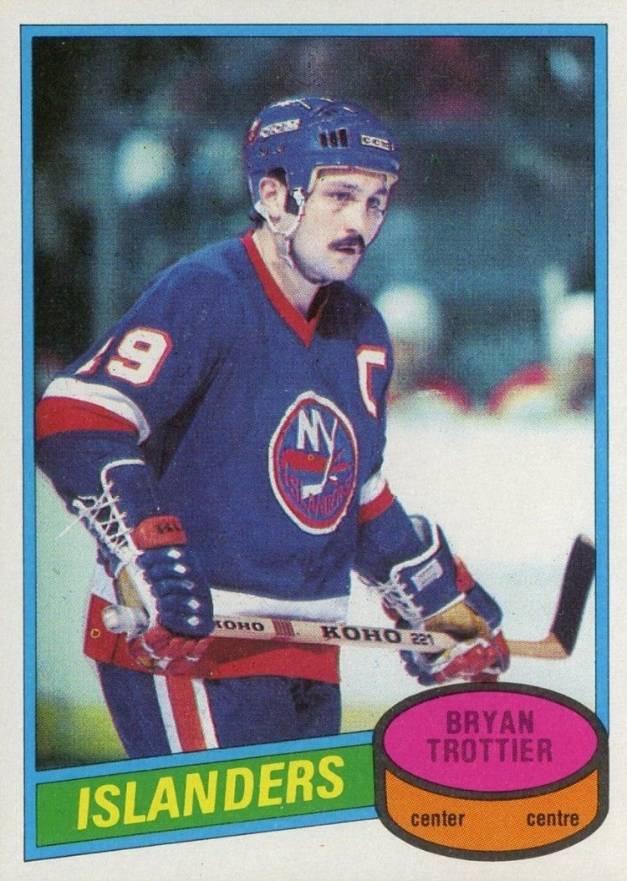 1980 O-Pee-Chee Bryan Trottier #40 Hockey Card