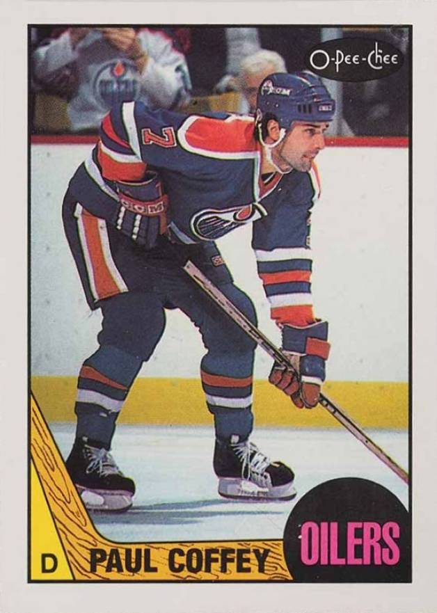 1987 O-Pee-Chee Paul Coffey #99 Hockey Card