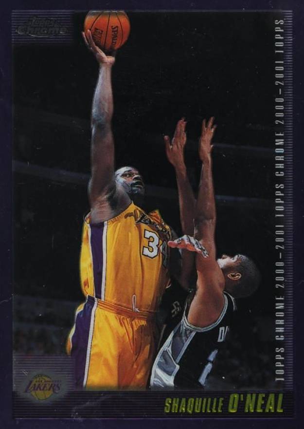 2000 Topps Chrome Shaquille O'Neal #8 Basketball Card