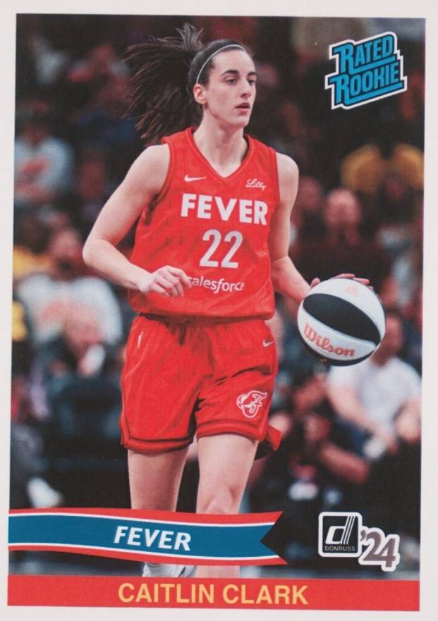 2024 Panini Instant WNBA Rated Rookie Retro Caitlin Clark #RRR1 Basketball Card