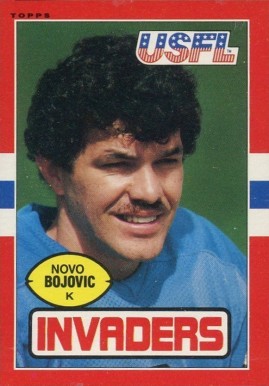 1985 Topps USFL Novo Bojovic #90 Football Card