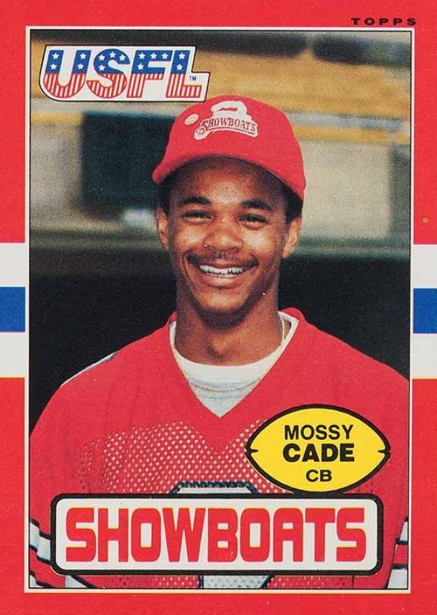 1985 Topps USFL Mossy Cade #67 Football Card