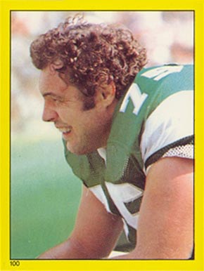 1982 Topps Sticker Stan Walters #100 Football Card