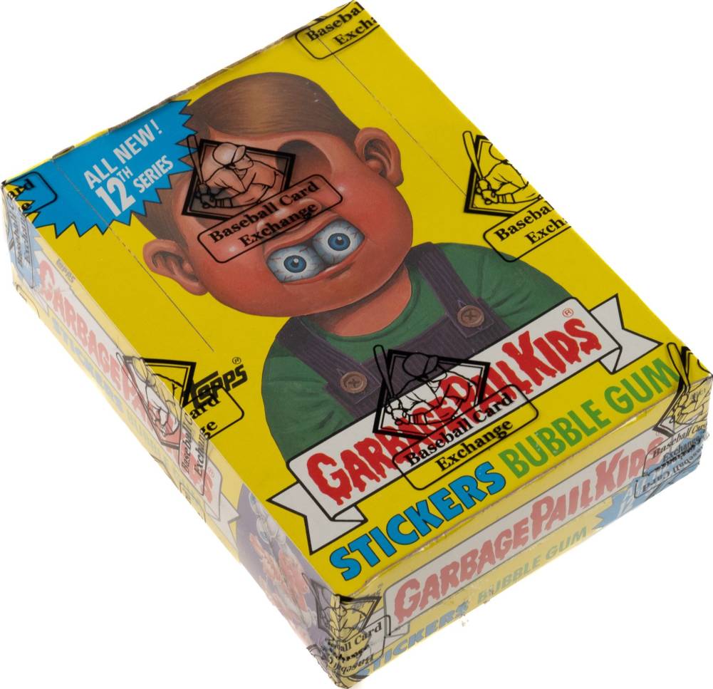 1988 Garbage Pail Kids Stickers Wax Pack Box #WPB-12 Non-Sports Card