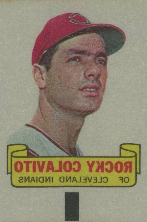 1966 Topps Rub-Offs Rocky Colavito #20 Baseball Card