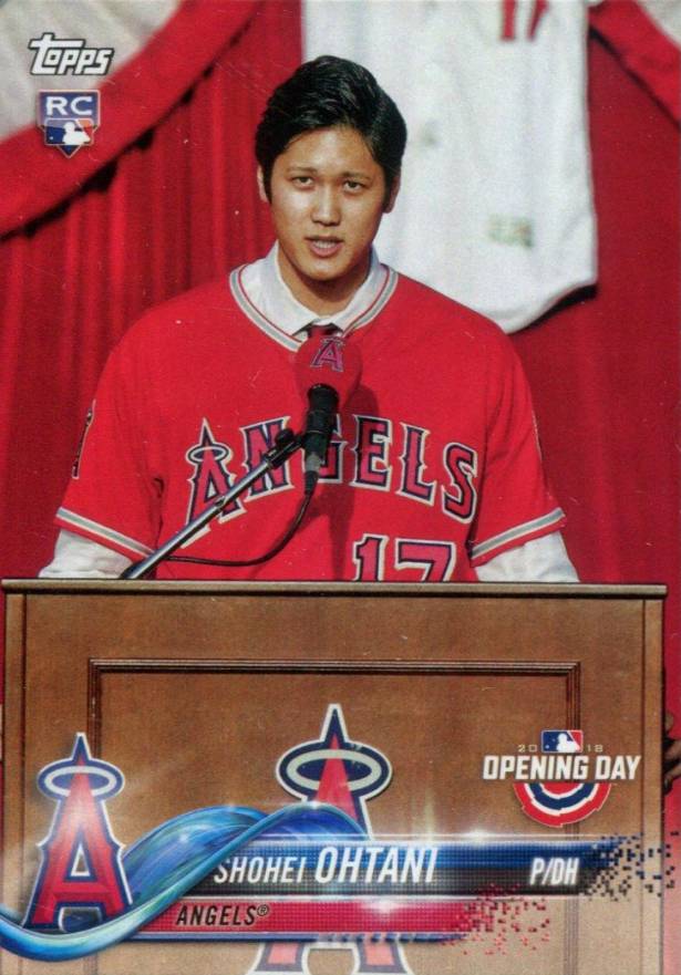 2018 Topps Opening Day Shohei Ohtani #200 Baseball Card