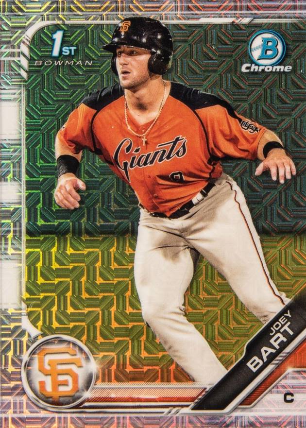 2019 Bowman Mega Box Chrome Joey Bart #50 Baseball Card