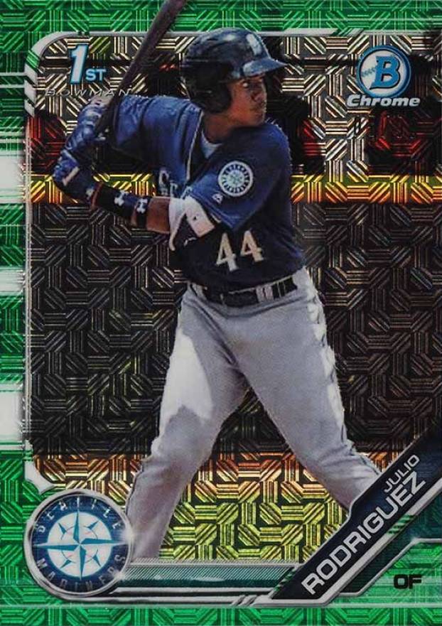 2019 Bowman Mega Box Chrome Julio Rodriguez #33 Baseball Card