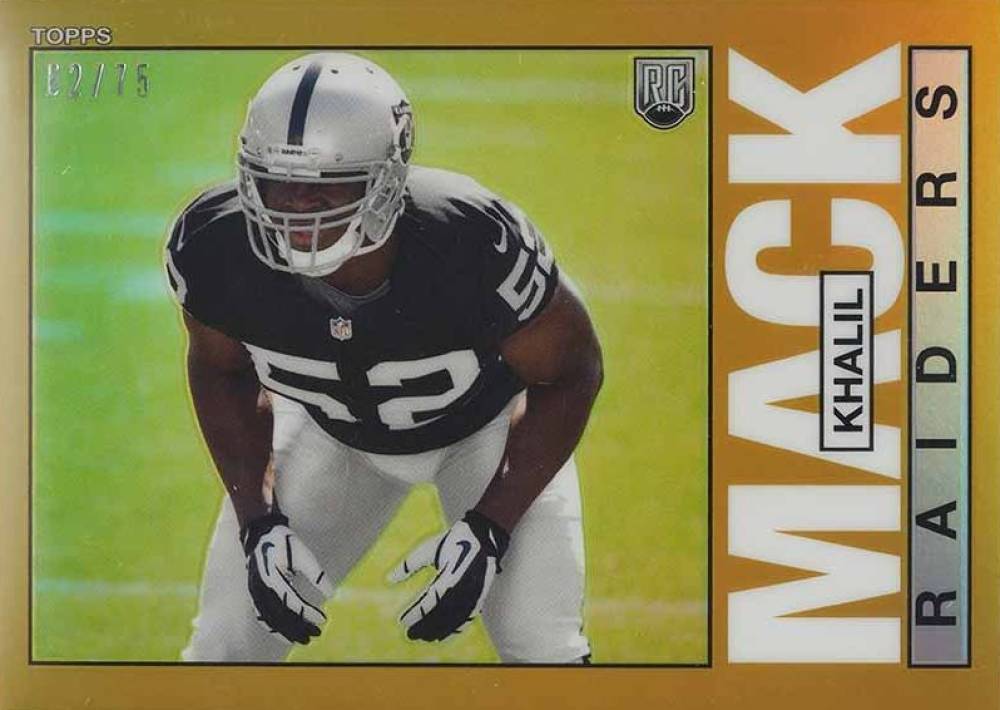 2014 Topps Chrome 1985 Topps Khalil Mack #2 Football Card