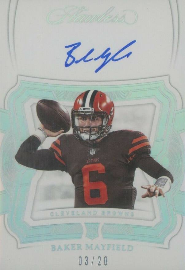 2018 Panini Flawless Rookie Signatures Baker Mayfield #BM Football Card