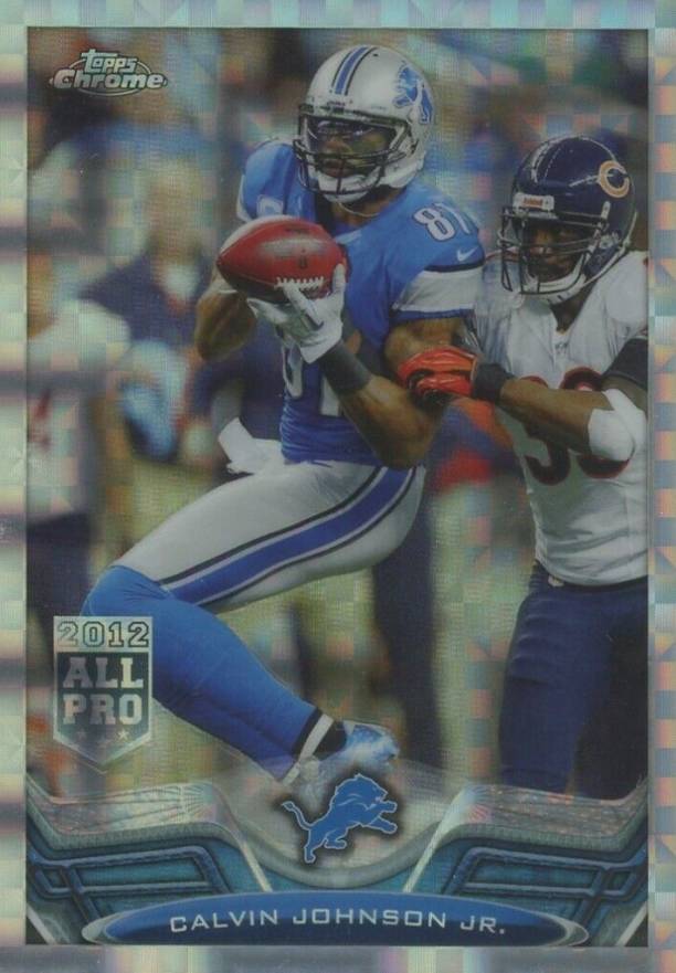 2013 Topps Chrome Calvin Johnson Jr. #200 Football Card