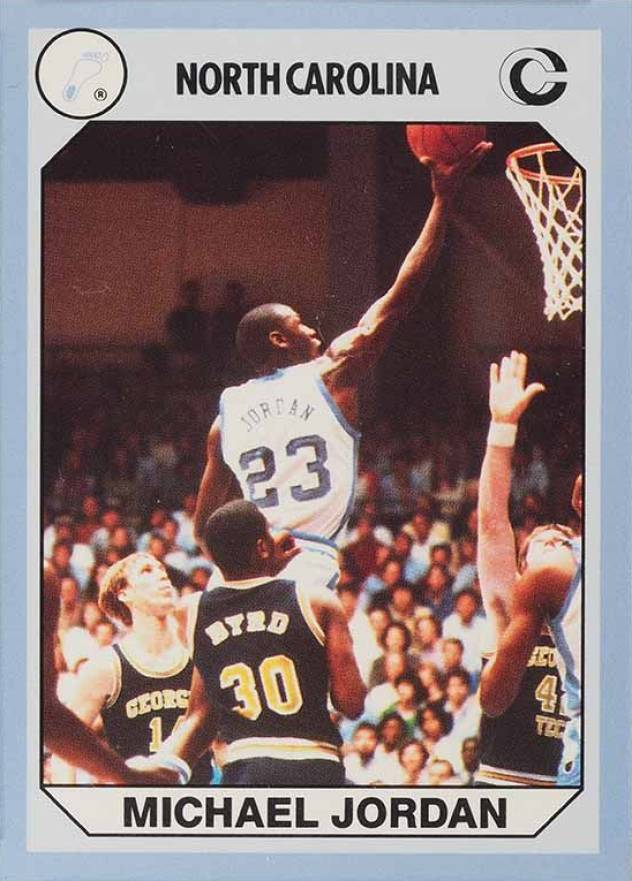 1990 Collegiate Collection North Carolina Michael Jordan #89 Basketball Card