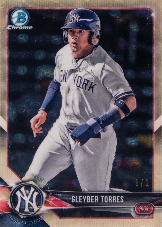 2018 Bowman Chrome Prospects Gleyber Torres #BCP100 Baseball Card