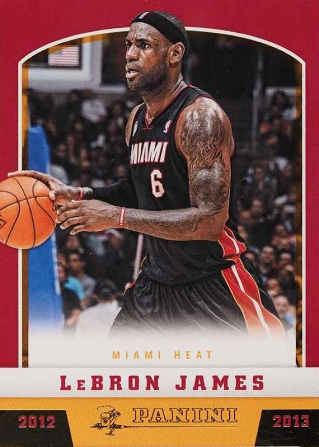 2012 Panini LeBron James #104 Basketball Card