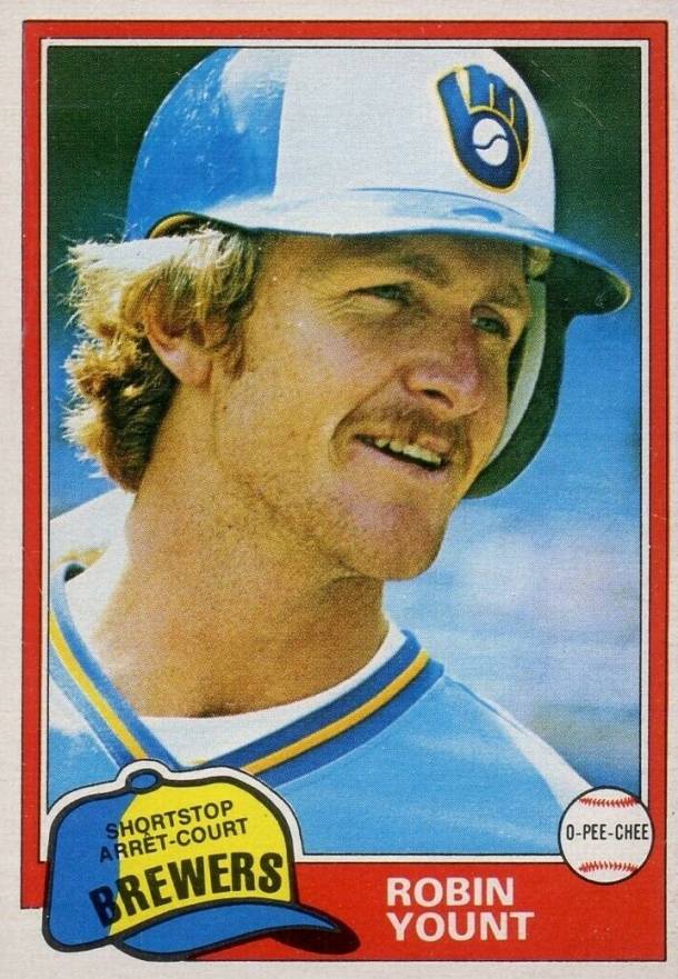 1981 O-Pee-Chee Robin Yount #4 Baseball Card